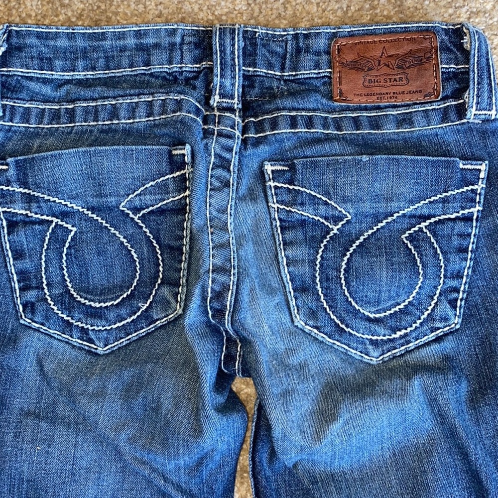 Big Star Liv Girls Jeans Size 25capris - Picture 5 of 13